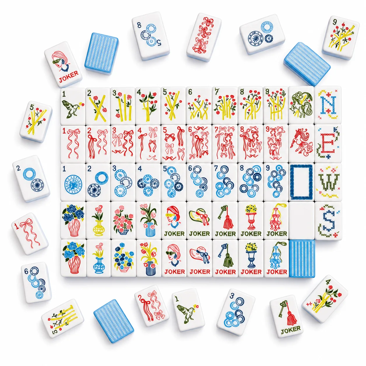 Luxury Miss Darling 160 Acrylic American Mahjong T detail