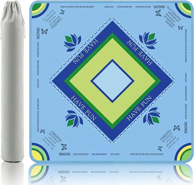 Modern Luxury Portable Mahjong Mat Rubber Anti-Sli detail