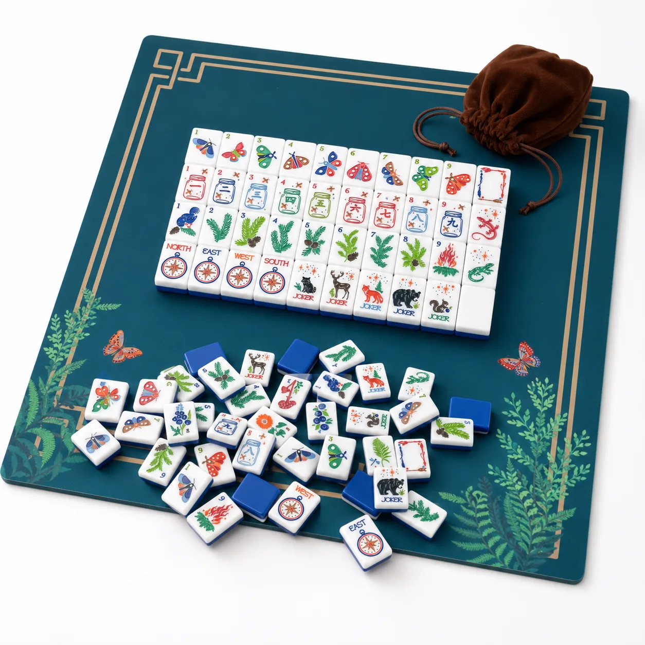 Custom Design Luxury American Mahjong Tiles Set 16 detail