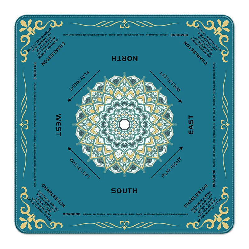 Factory Custom Luxury Modern American Mahjong Mat  detail