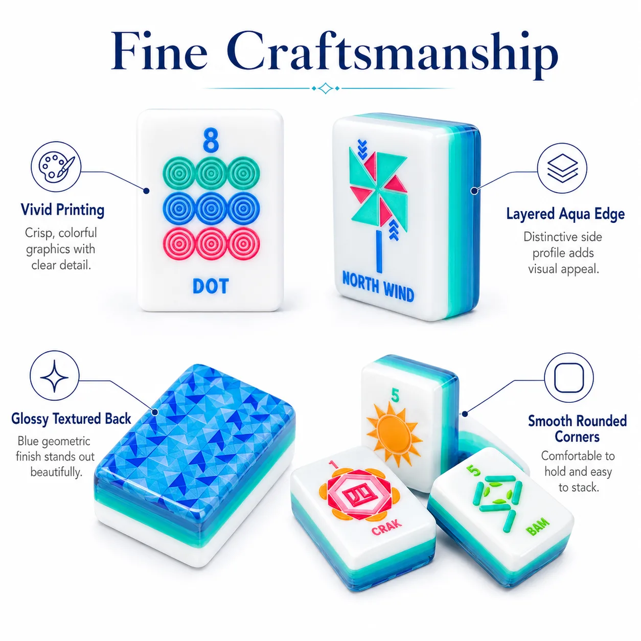 Luxury Foldable Portable Geometric Bright Color Ma detail