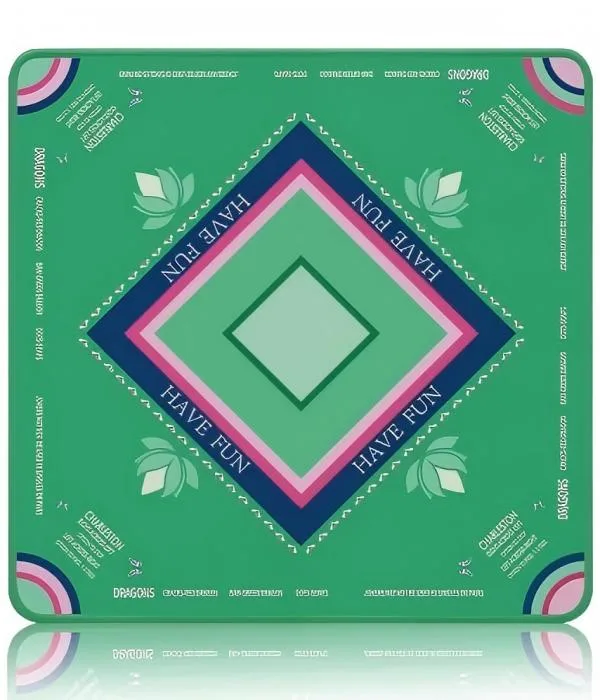 American Modern Mahjong Rubber Table Mat-Foldable detail