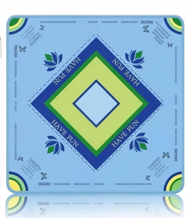 American Modern Mahjong Rubber Table Mat-Foldable detail