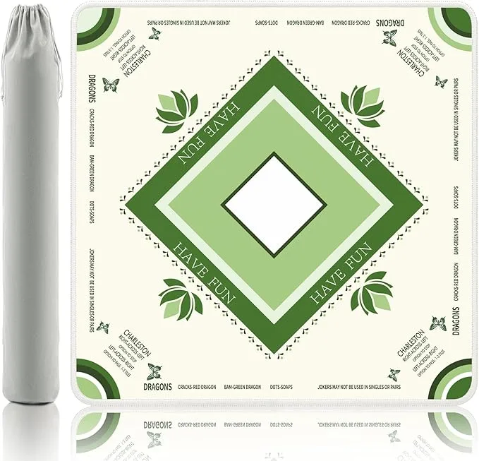 Modern Luxury Portable Mahjong Mat Rubber Anti-Sli detail