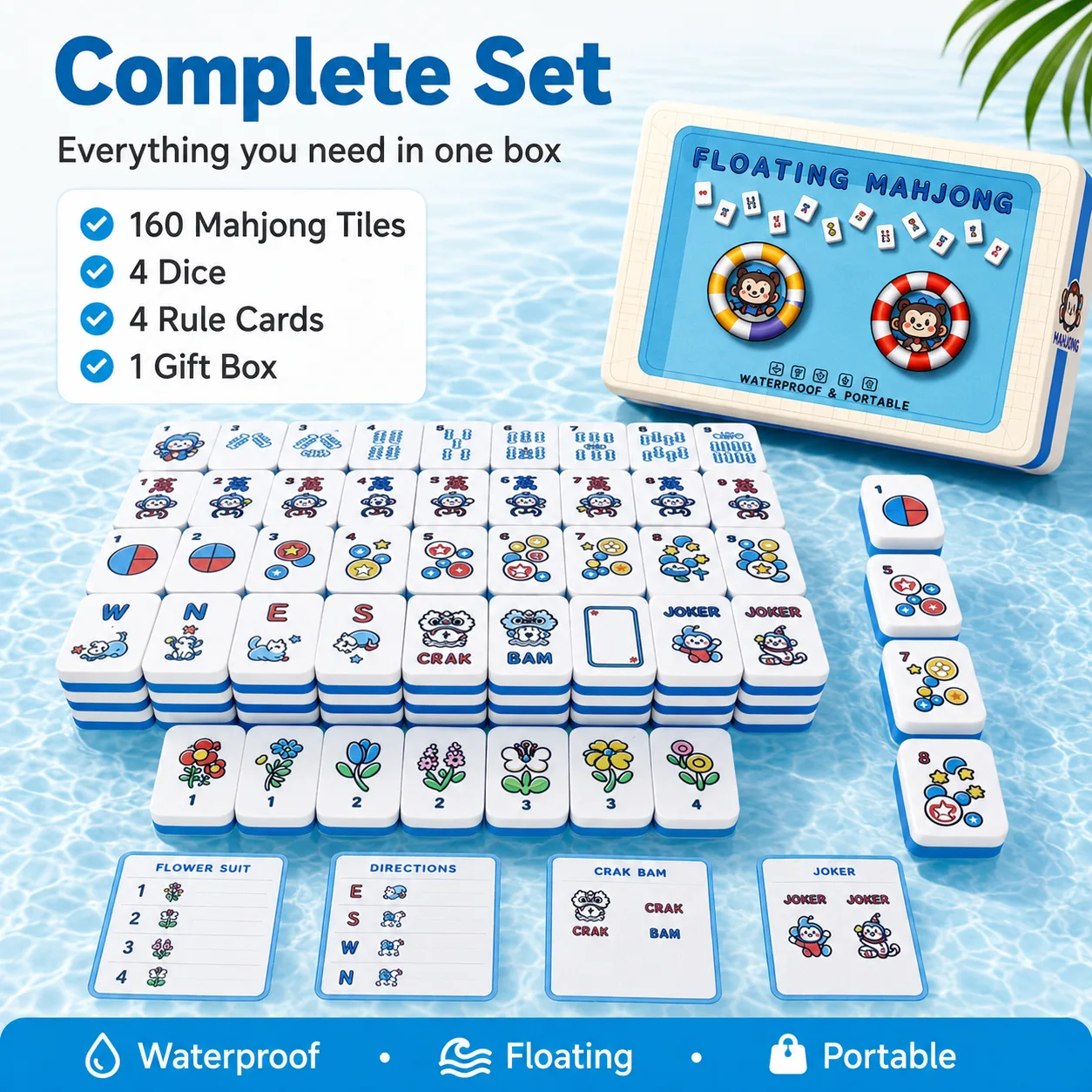 Luxury Modern Floating EVA Foam American Mahjong S detail