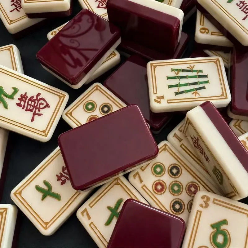 Custom Dual Layer Acrylic American Mahjong Set 160 detail
