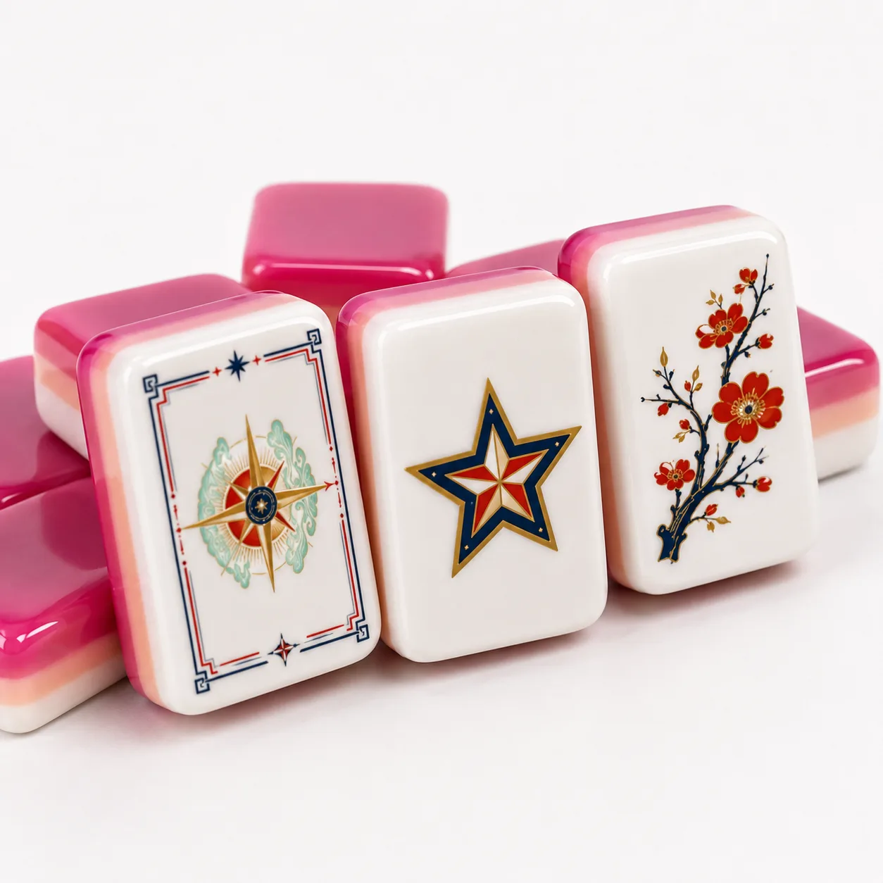 Classic Mahjong Set 166,160 Pieces Retro Eagle Lig detail