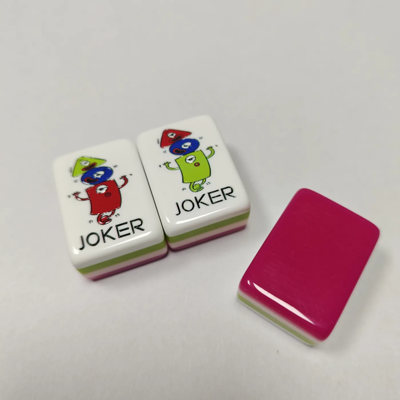 Custom Cute Cartoon American Mahjong Set Acrylic T detail