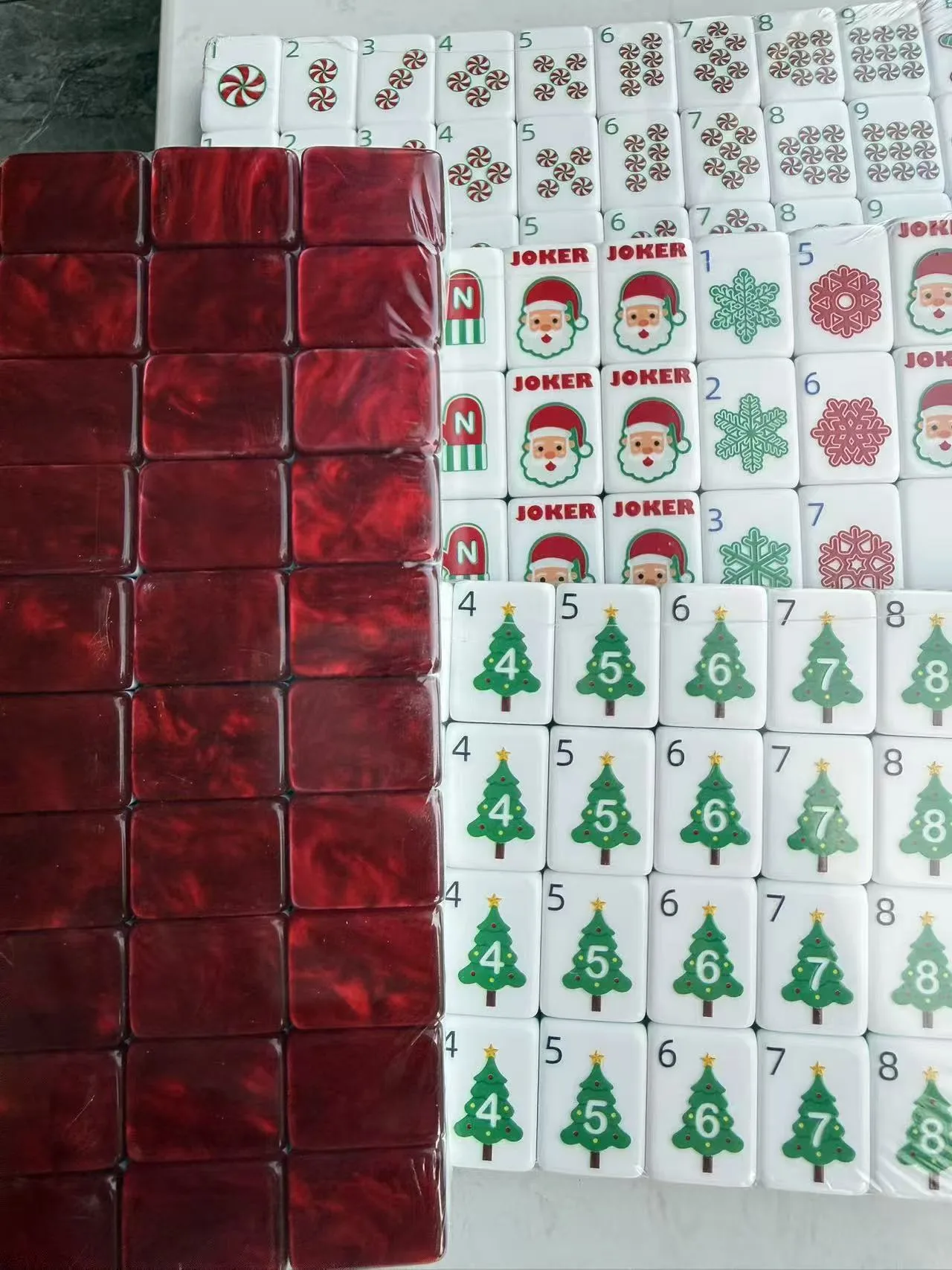 Custom Modern Luxury Christmas Design American Mah detail