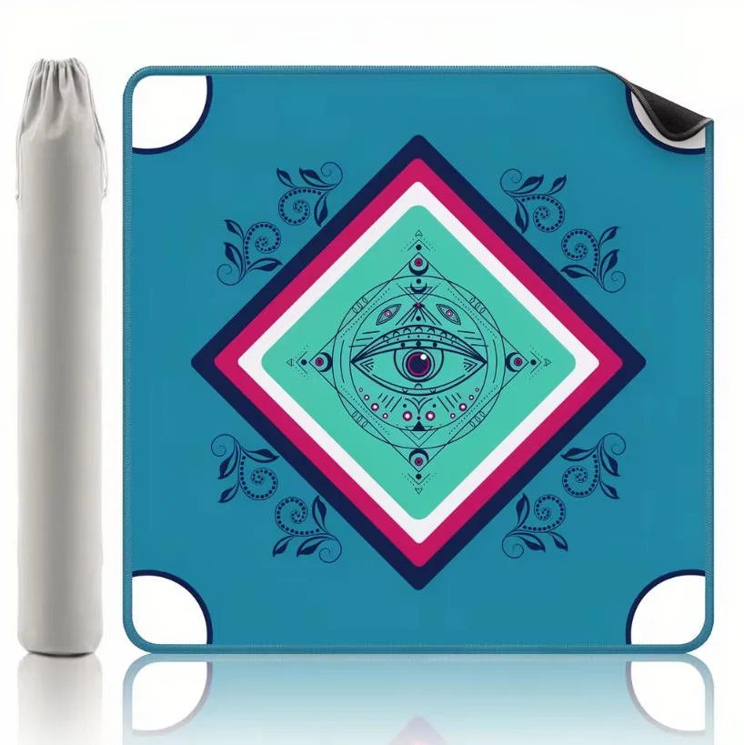 Modern Luxury Portable Mahjong Mat Rubber Anti-Sli detail