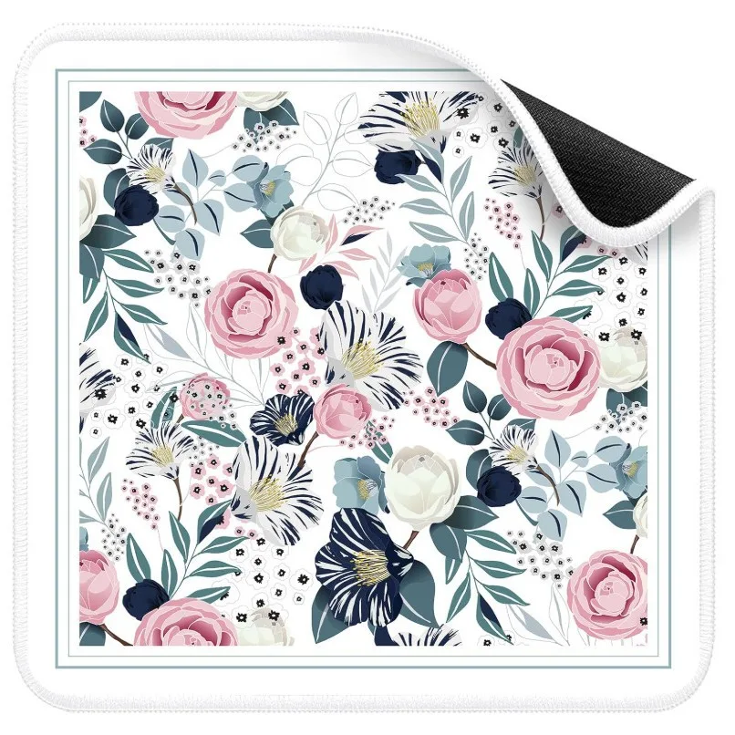 Modern Classics Floral-patterned Mahjong Table Mat Made of Rubber, Silent, Anti-slip, Noise-reducing for Use on the Table.