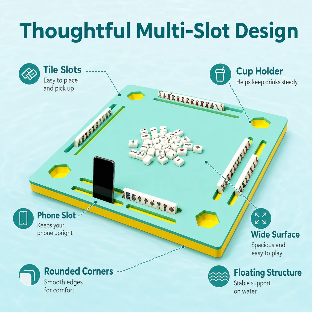 Custom Eco-friendly EVA Foam Waterproof Floating 4 detail