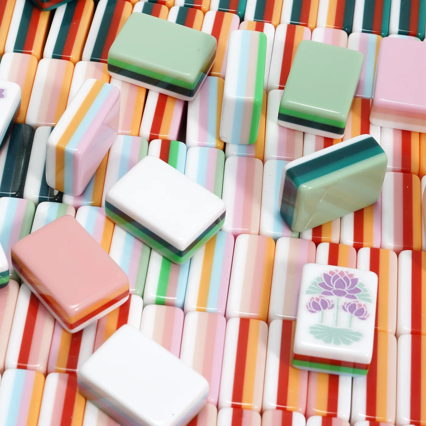 Pastel Candy Macaron Multicolor 4-Tier Acrylic Ame detail