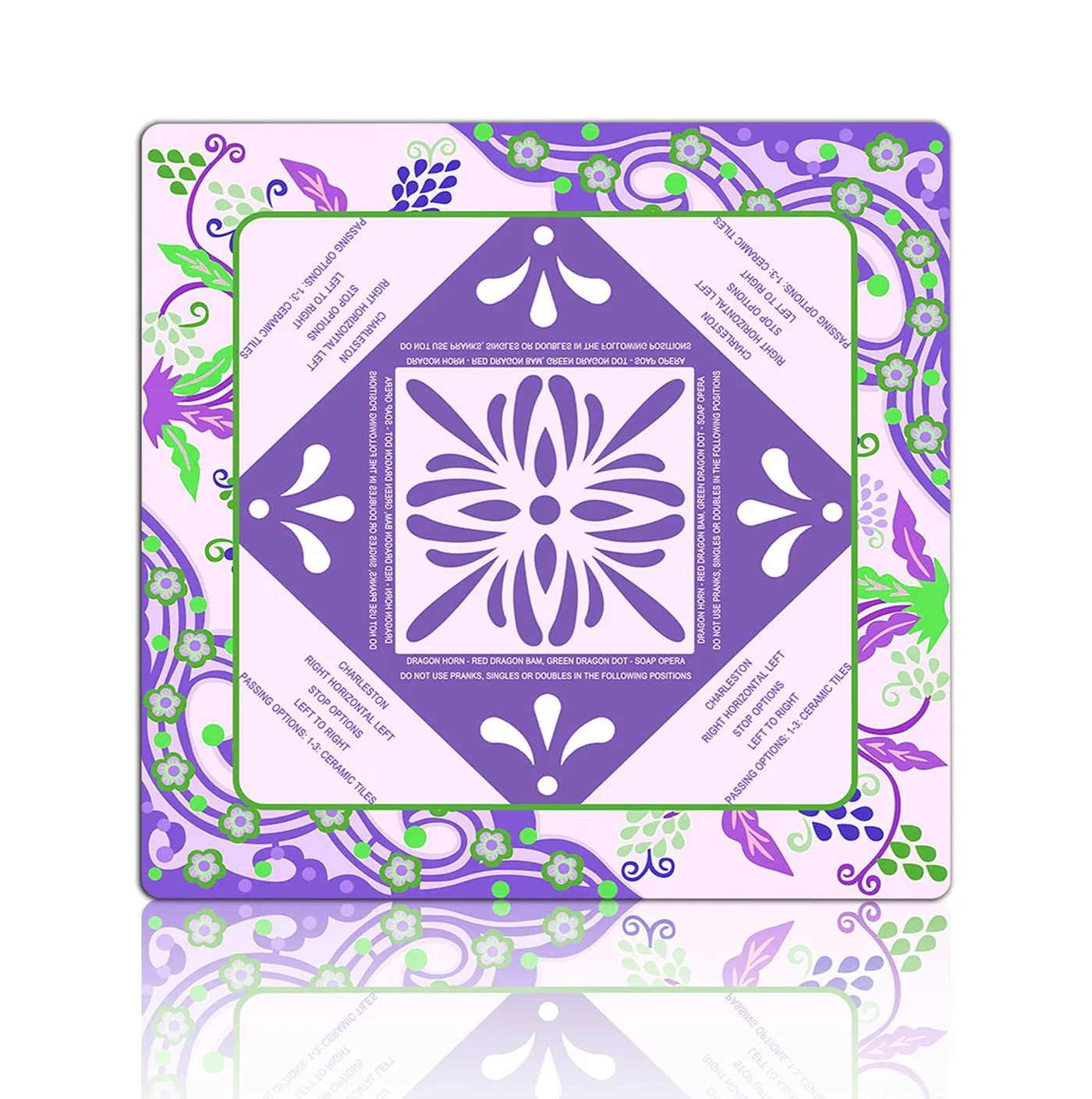 Luxury Classic Vintage Fuchsia American Mahjong Ma detail