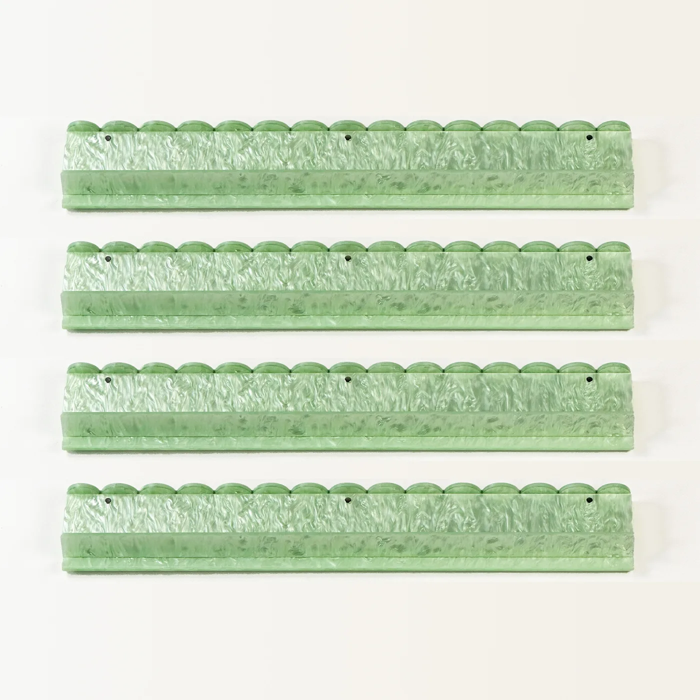 Plant Pattern Parrot Ginkgo American Mahjong Green detail