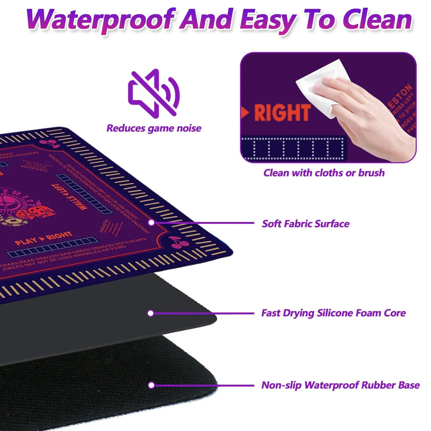 Luxurious Red Series Foldable Portable Waterproof detail