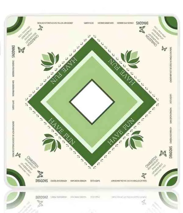 American Modern Mahjong Rubber Table Mat-Foldable detail
