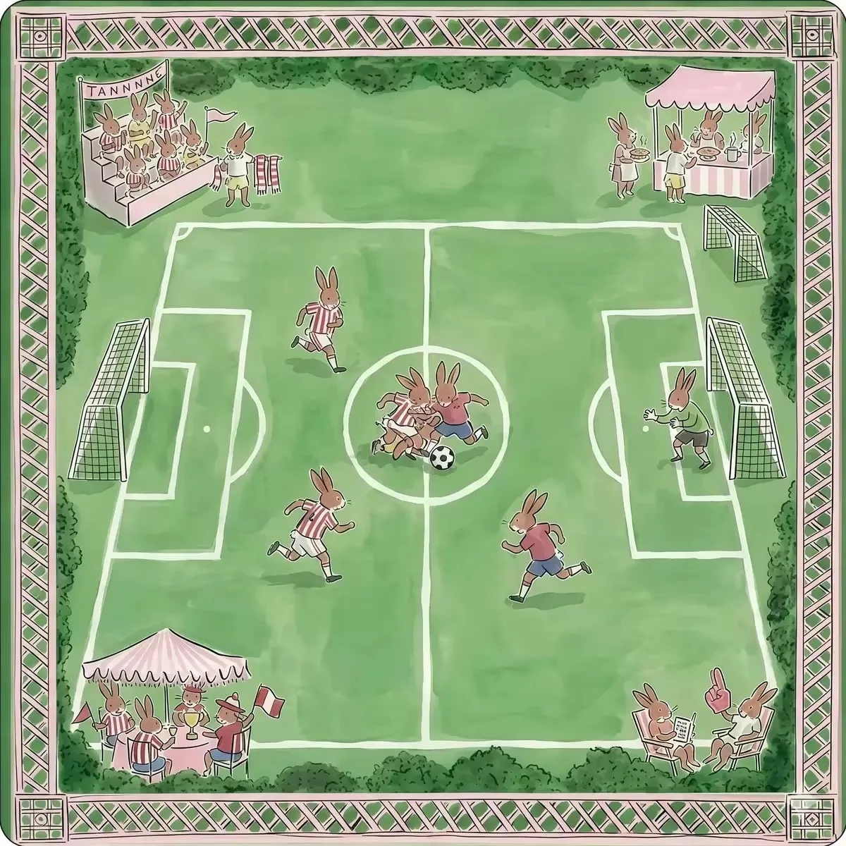 Premium United Sports Soccer Tournament Mahjong Ti detail