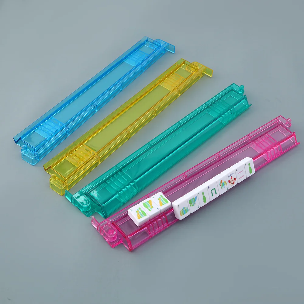 4Pcs Modern Portable Acrylic American Mahjong Rack detail