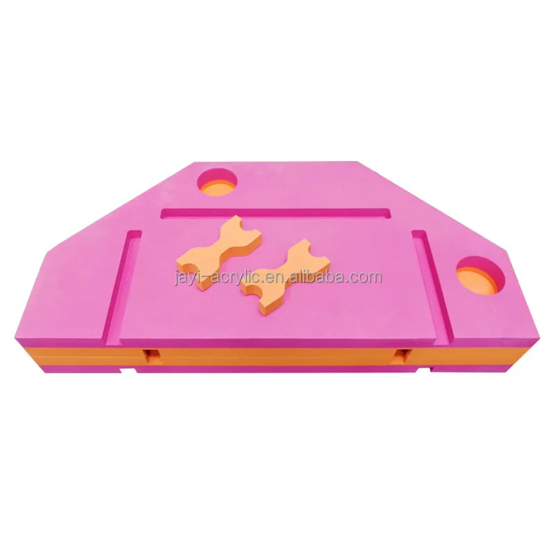 Custom Foldable Design Hexagon EVA Mahjong Mat Ame detail