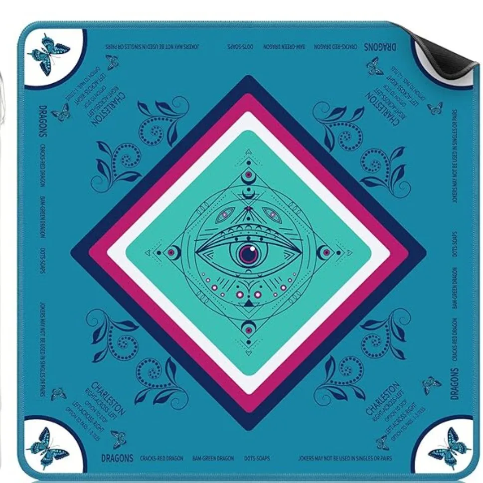 Portable Mahjong Mat Neoprene Anti-Slip Noise Redu detail