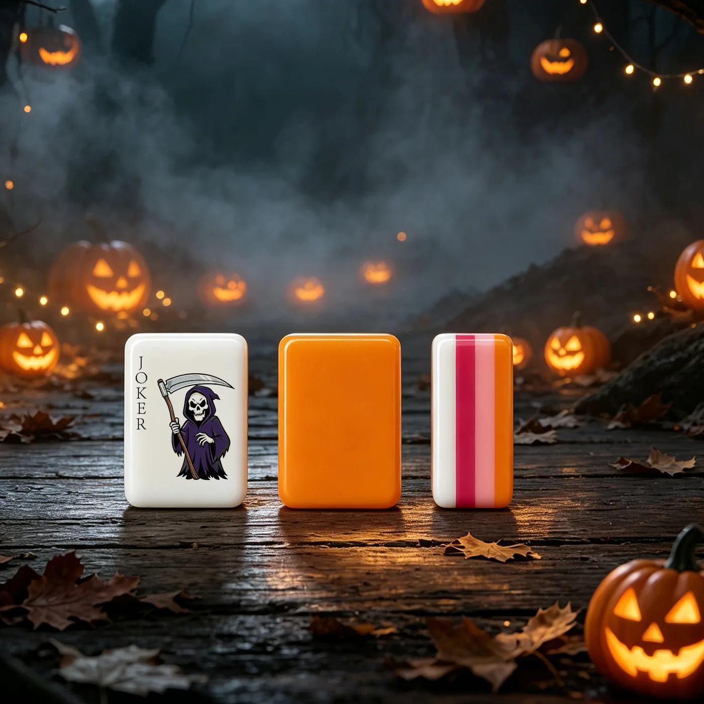 IN STOCK Halloween Mahjong Tiles Eco-Friendly Mode detail