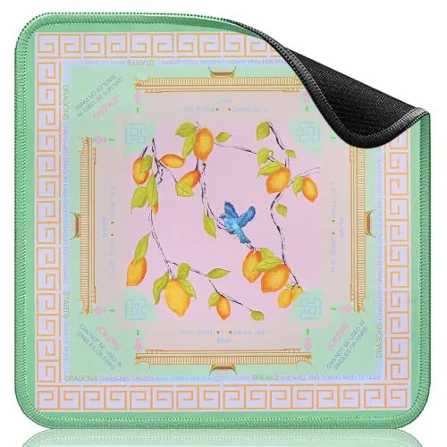 Custom Print Non-Slip Rubber Mahjong Mat Foldable Portable Tabletop Game Pad 4-Player Eco-Friendly Durable for Adults