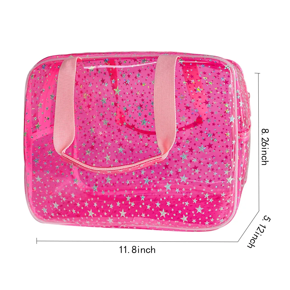 Wholesale Iridescent Star Transparent PVC Mahjong  detail