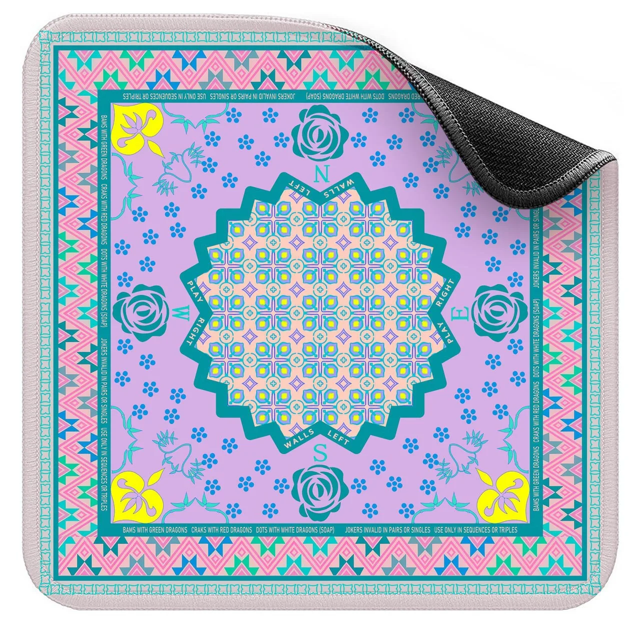 Customized Modern Luxury Rubber Check Pattern Amer detail