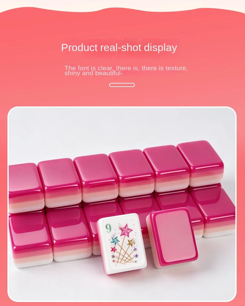 Rose American Red Acrylic Four-Layer Color Matchin detail
