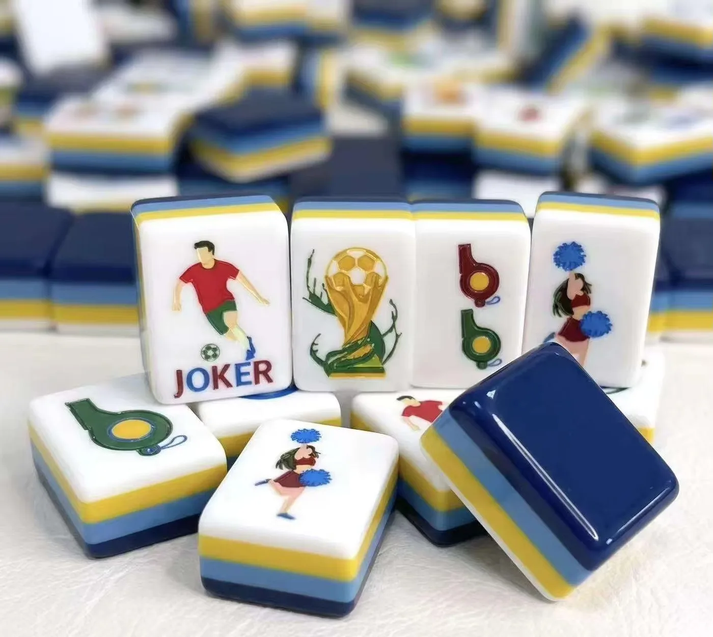 Premium United Sports Soccer Tournament Mahjong Ti detail