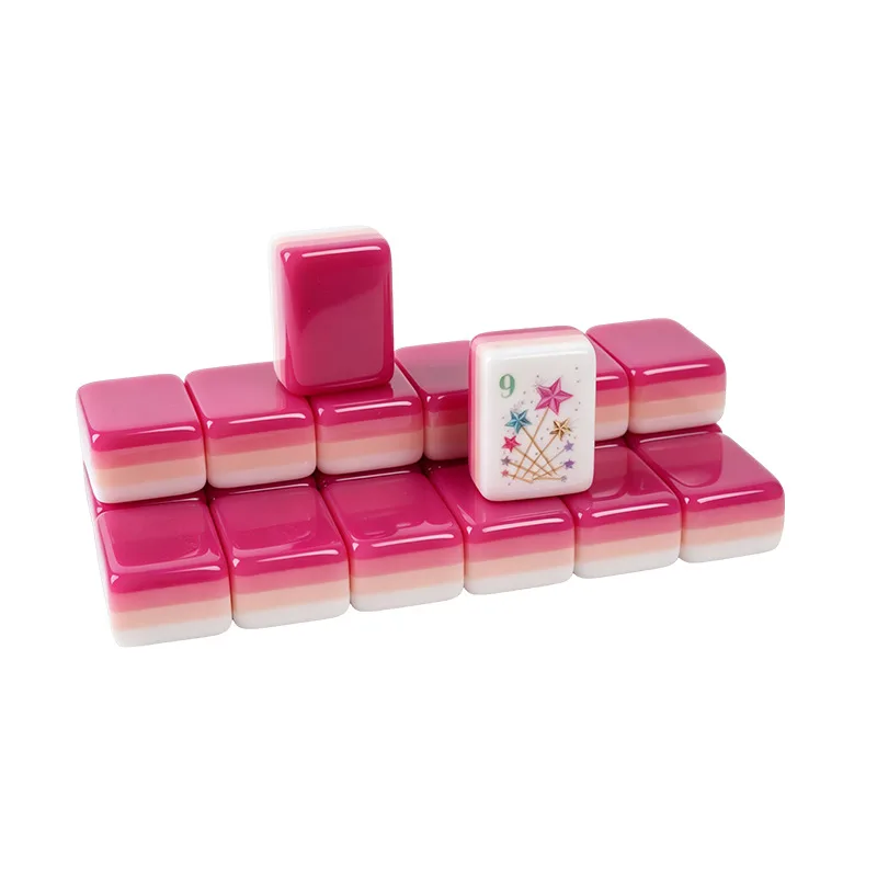 Custom Luxury Plastic Mahjong Tiles Durable Water detail